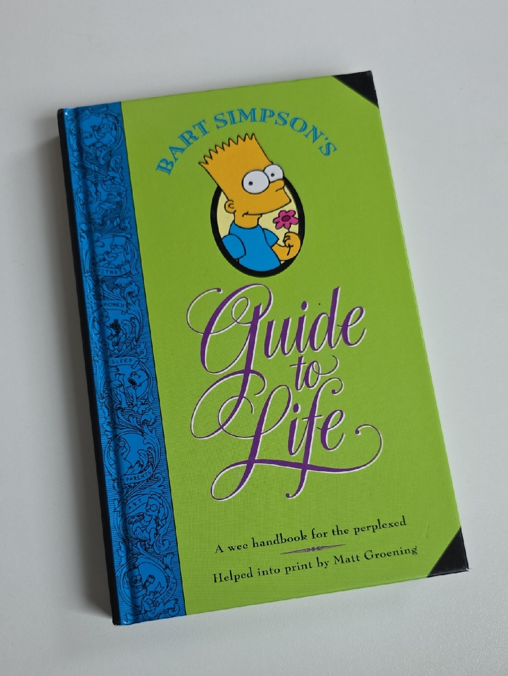 Bart Simpson's Guide to Life - Green & Blue Hardcover Book
